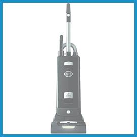 Upright vacuum cleaners