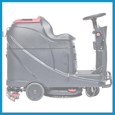 Ride on scrubber dryers