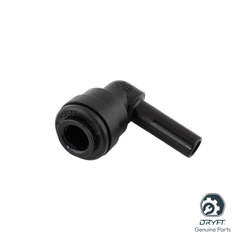 Motorscrubber - 044-0025 - 90 Degree Connector - 6mm Male To 6mm Female Plugs Into Solenoid Valve