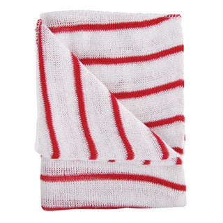 Robert Scott 35x30cm Medium Red Striped Hygiene Dishcloth