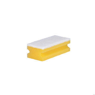 Robert Scott White Finger Gripped Non-Scratch Sponge Scourer (10)