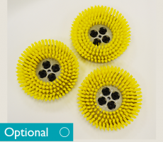 Truvox Light Scrub   Polypropylene (Yellow) CR48 - pack of 3 - 20cm