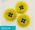 Truvox Light Scrub   Polypropylene (Yellow) CR48 - pack of 3 - 20cm