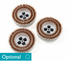 Truvox Abrasive Scrub   Bronze/Polyprop Mix (White/Bronze) CR48 - Pack of 3 - 20cm