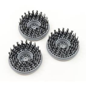 Truvox Heavy Duty Scarifying   Steel Wire 3x14 G CR48 - Pack of 3 - 20cm