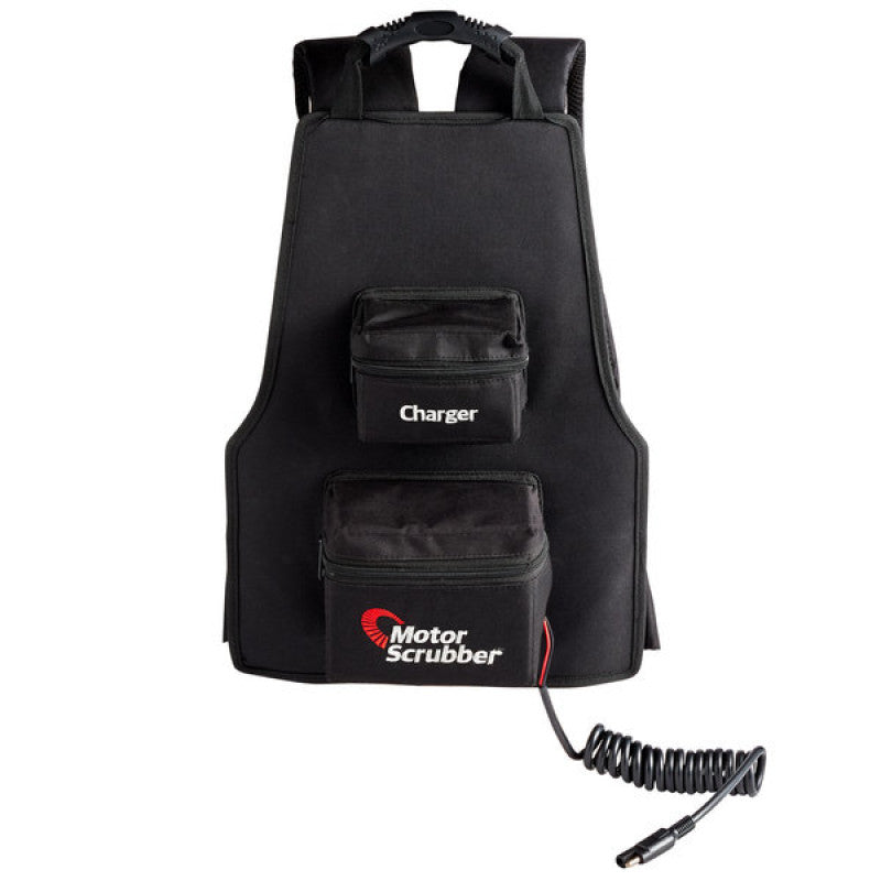 MotorScrubber battery and harness complete with coiled cable