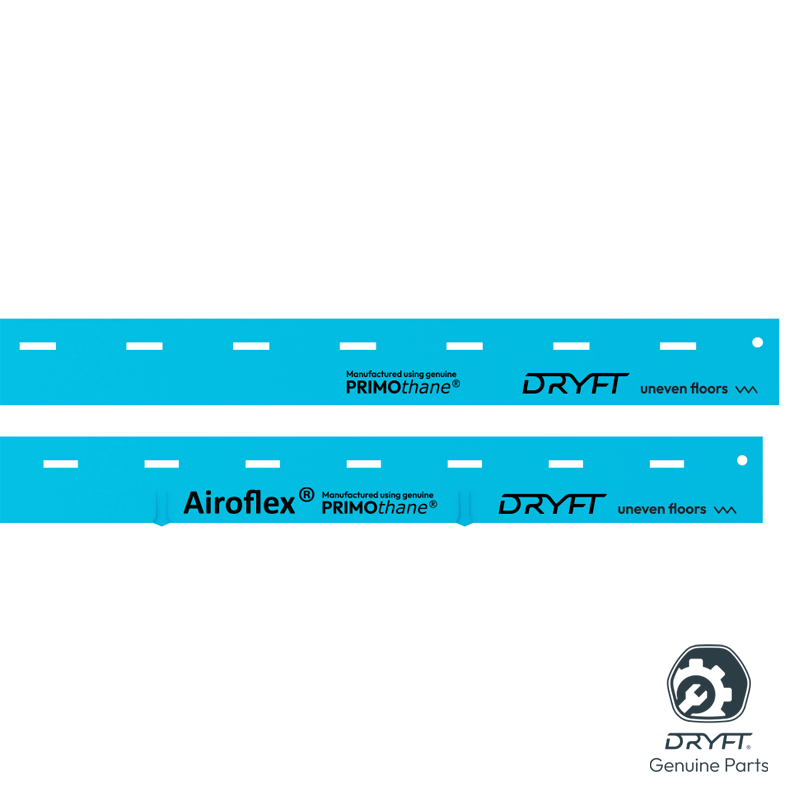 Motorscrubber - 200-S27 - Squeegee Kit Primothane Uneven Floors Front & Rear DRYFT (oil & grease)