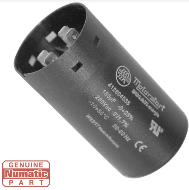 Numatic Motor Start Capacitor 150 MFD 280V