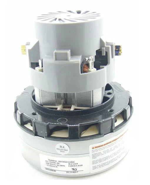Numatic 230 V 2 Stage D.I Bypass Acustek Motor (Bl21104 T)(Marked 230 V)Tco(Ref119847 00)