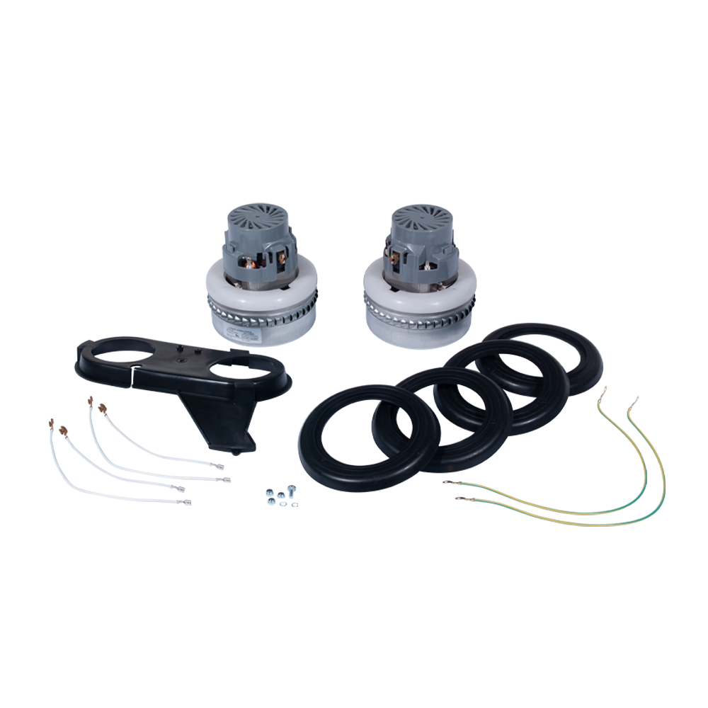 Numatic 14 Inch Duplex Plastic Ametek Motor Replacement Kit Bypass 2 Stg (3 Wire) 240 V