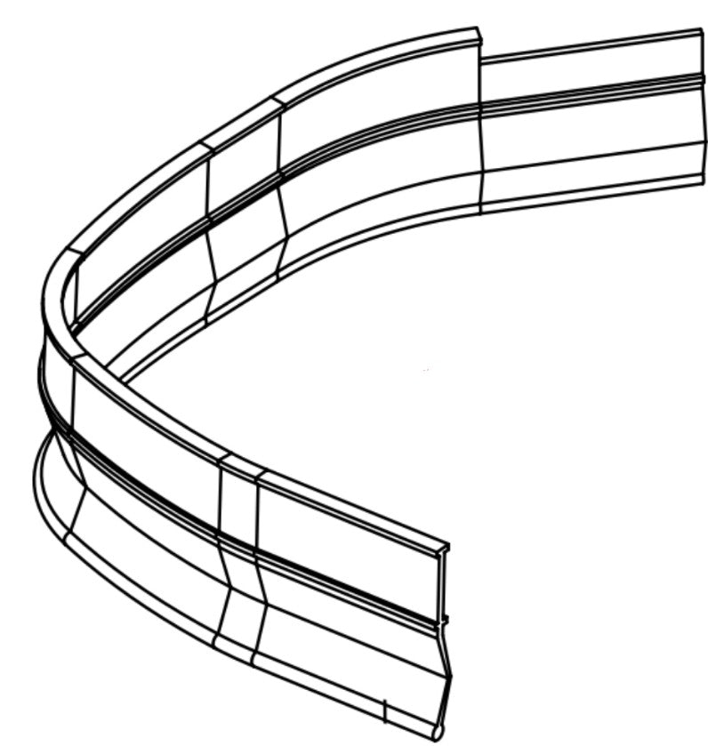 Numatic Right Hand Side Extended Splash Skirt