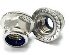 Numatic Nut.M4.Nylon Insert.Stainless Steel