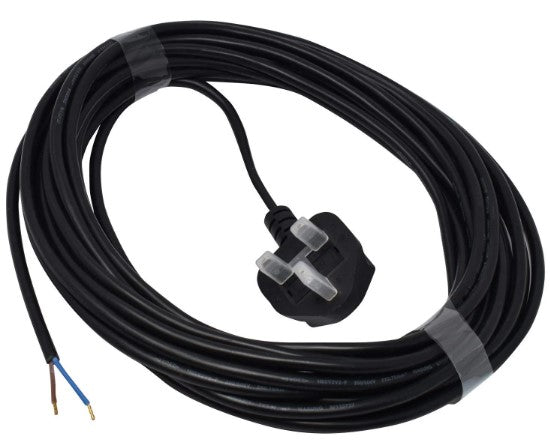 Numatic 10 Metre X 0.75 Mm X 2 Core Cable With Uk Plug(H05 V2 V2 F)