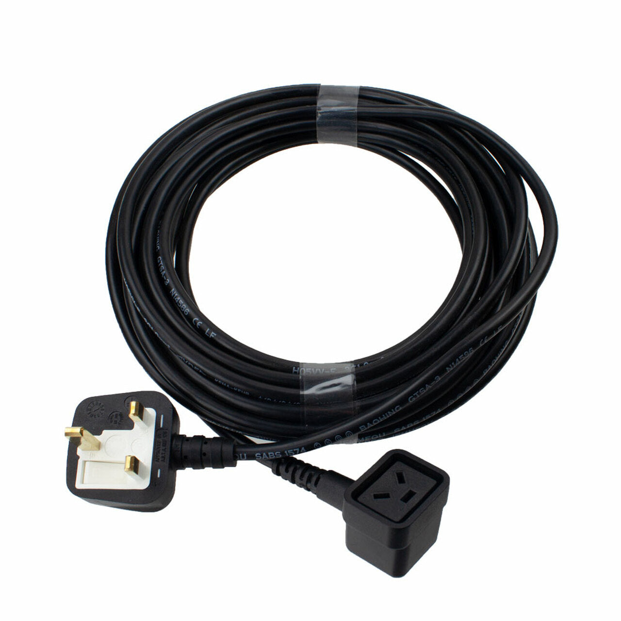 Numatic - 911758 - 12.5 METRE X 1MM X 3 CORE CABLE (NUPLUG SOCKET WITH UK PLUG)