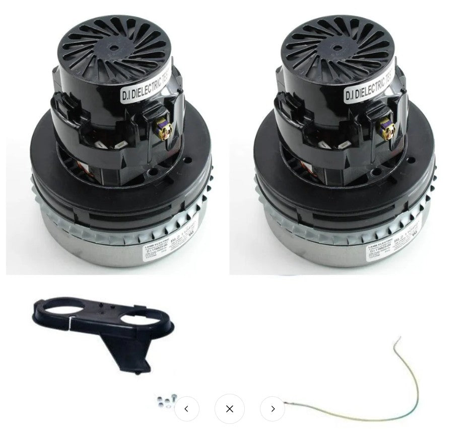 Numatic Ametek 240 V Duplex 2 Stage D.I Bypass Peripheral Motor (Bl21104 Rpe)(Marked 230 V)With Spacer/Seperator Assy(Sales Replacement)