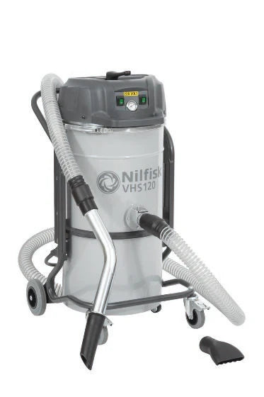 Nilfisk VHS120CB CC GV Industrial Vacuum Cleaner - All-In-One Swarf Collection And Machinery Cleaning
