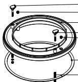 Numatic 1800 Drum Adapter Plate Assembly