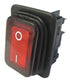 Numatic Switch Dpst Red Illuminated With Membrane 24 V (Supplier Ref: B4 Mask48 X1 G21018)