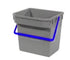 Numatic 15 Litre Bucket (Grey).Blue Handle