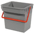Numatic 15 Litre Bucket (Grey).Red Handle