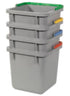 Numatic 6 Litre Bucket (Grey).Yellow Handle