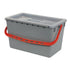 Numatic 22 Litre Grey Wide Bucket With Red Handle