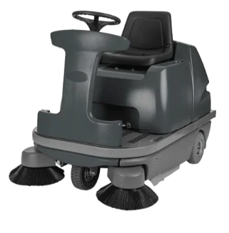 Numatic - Nu12 Ride On Sweeper Twin-Roller System (2 Side Brooms) -  85L - 1100mm path (700mm main broom) 3.5hr run