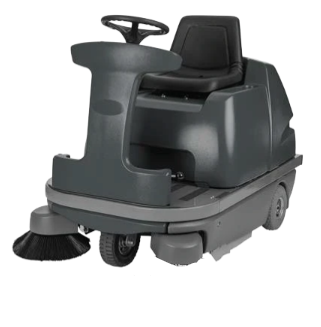 Numatic - Nu12 Ride On Sweeper Twin-Roller System (1 Side Broom) -  85L - 900mm path (700mm main broom) 3.5hr run