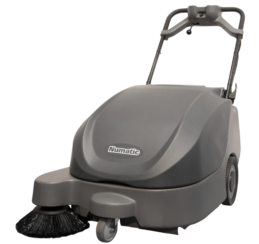 Numatic - Nu5 Small Walk-Behind Suction Sweeper Twin-Roller System -  37L - 570mm path (400mm main broom) 3.5hr run