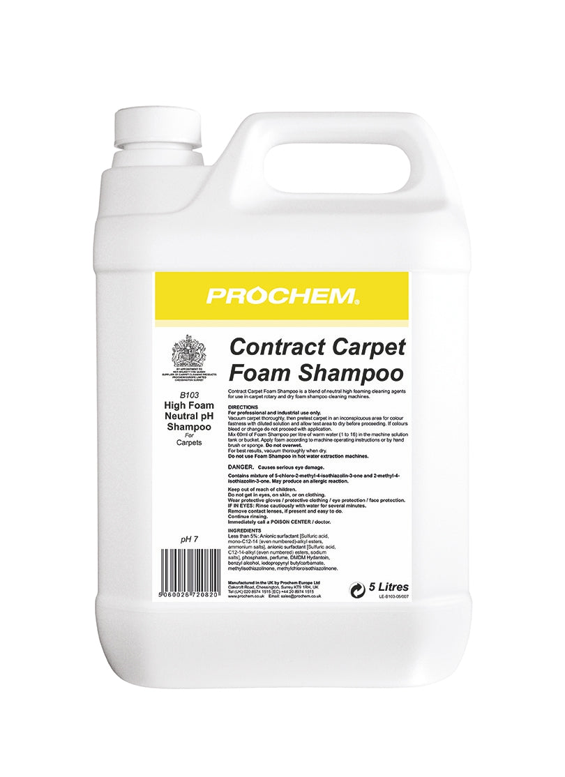 Prochem Contract Carpet Foam Shampoo