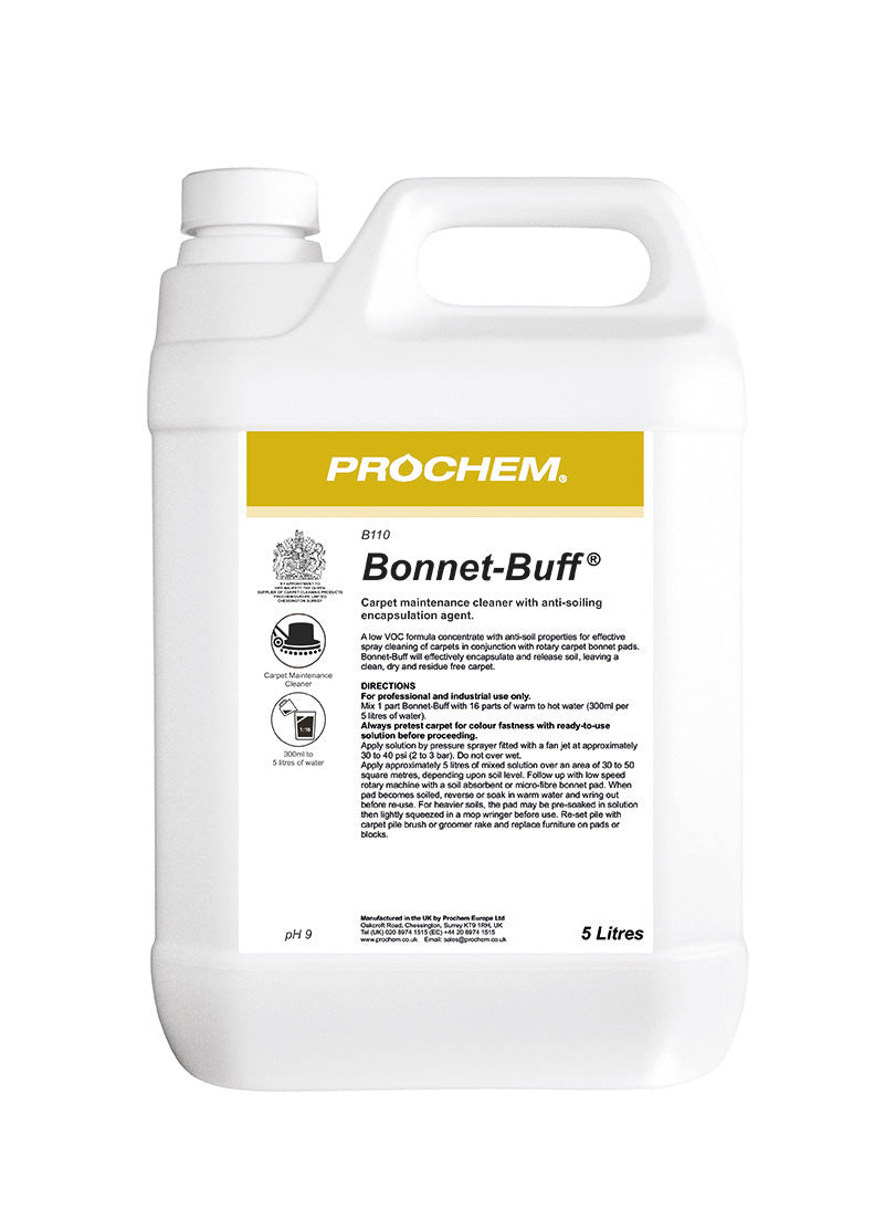 Prochem Bonnet Buff - Effective Cleaning In Conjunction With Rotary Bonnet Pads