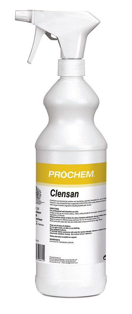Prochem Clensan - Specially Formulated Sanitizer For Carpets And Fabrics