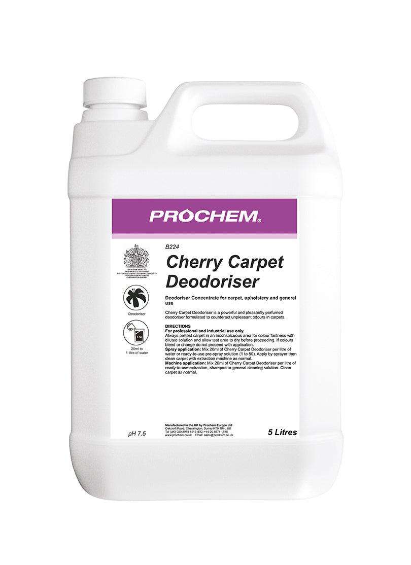 Prochem Contract Carpet Deodoriser - A Powerful, Safe And Pleasantly Perfumed Deodoriser