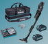 Makita - 40V XGT Brushless Stick Vac - Black - Cyclone - 2 x 2.5ah batts & single charger