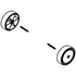 Truvox VBU rear wheel kit assembly