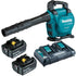 Makita - DUB363PT2V - Twin 18V Brushless Blower (with vacuum function) c/w bag - inc 2 x 5a batts and dc18rd