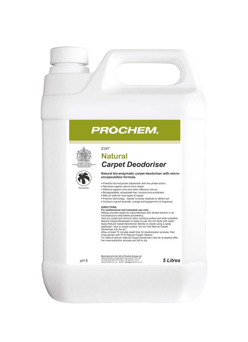 Prochem - E247-05 - Natural Carpet Deodoriser NEW