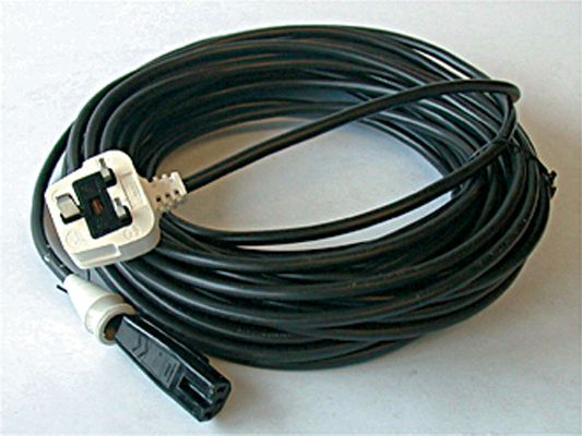 Qualtex - FLX57 - FLEX 20 METRE 1.5MM 3 CORE BLACK EUROPL