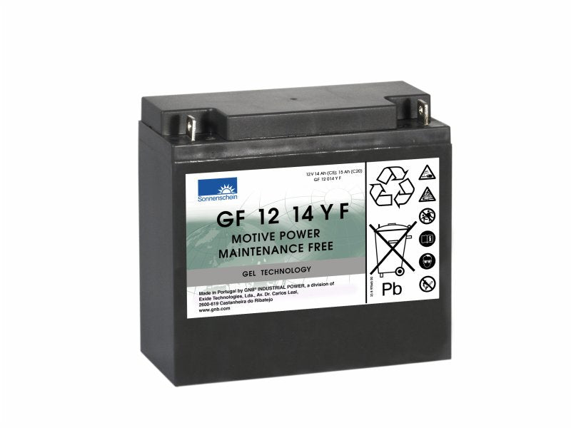 Sonnenschein - GF12014YF - GF1214YF -12v - 15ah -  GEL GF-Y - 450 Cycles - 181 x 76 x 167 - 6 kgs
