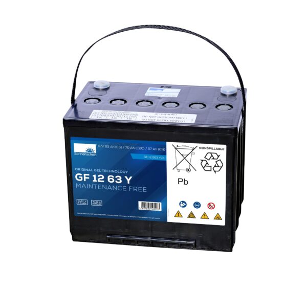 Sonnenschein - GF12063YO4 - GF1263 - 12v - 70ah -  GEL GF-Y - 450 Cycles - 261 x 171 x 210 - 23 kgs