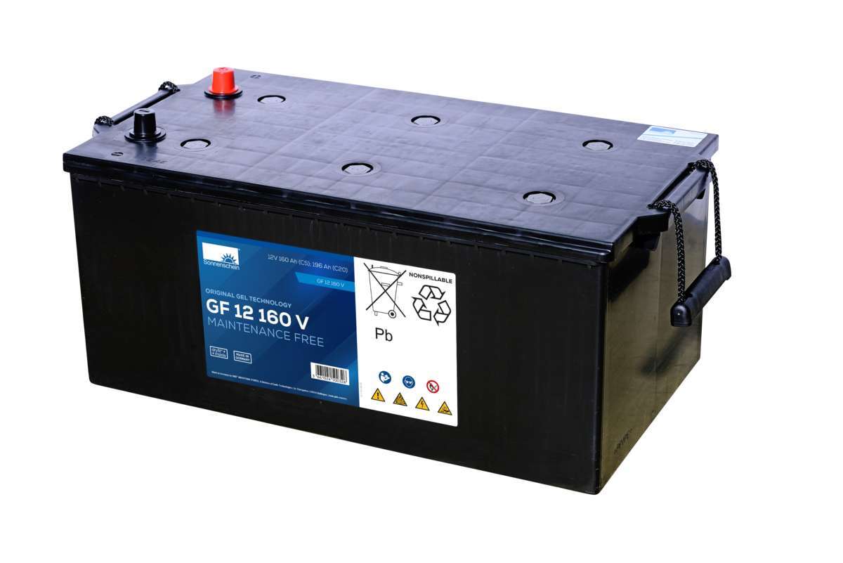Sonnenschein - GF12160V - GF12160V 12v - 196ah -  GEL GF-V - 700 Cycles  - 518 x 274 x 238 - 62.5 kgs
