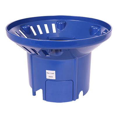 Pacvac - INH003 - Intermediate Housing - super-go/ 700ba/ Trans - Blank (no power inlet/ outlet) - Blue