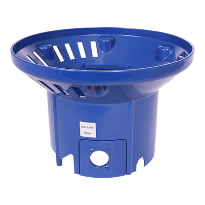 Pacvac - INH005 - Intermediate Housing - Old Battery - Power Inlet - Neutrik NLMP Male Connector - Blue