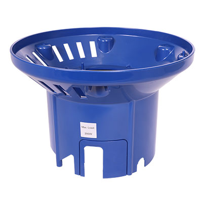 Pacvac - INH007 - Intermediate Housing - Insert - Power Outlet Only - IEC C17 - Blue - Hard Wired - Trans