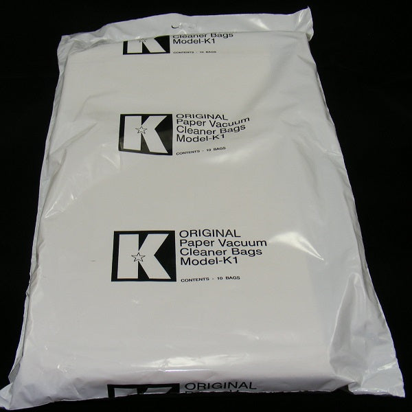 Kerstar - K170101 - K1 Disposable Paper Bag    Max, Prima, KV5, 10, 15 & PV1 - pk 10