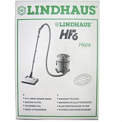 Lindhaus - LHA23 - HF6 MICROFIBRE BAGS - 032520019 (6 BAGS+2+1 FILTERS)