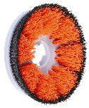 MotorScrubber Aggressive strength scrubbing Brush With Splash Ring - Nylon