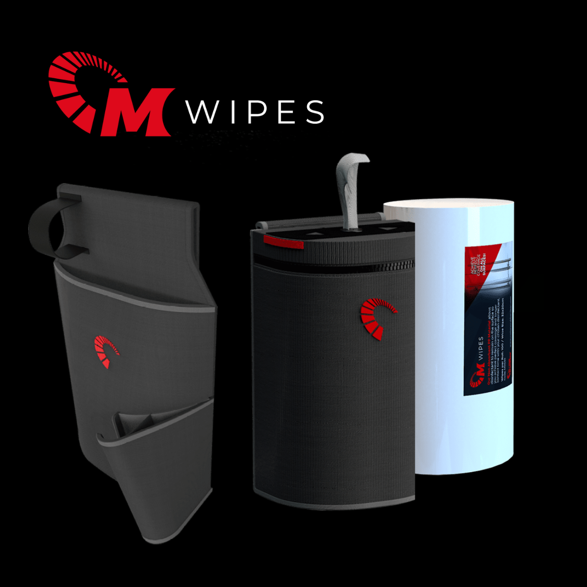 Motorscrubber - MSS31 - M-Wipes Kit (1 box of M-Wipes, dispenser & disposal pouch)