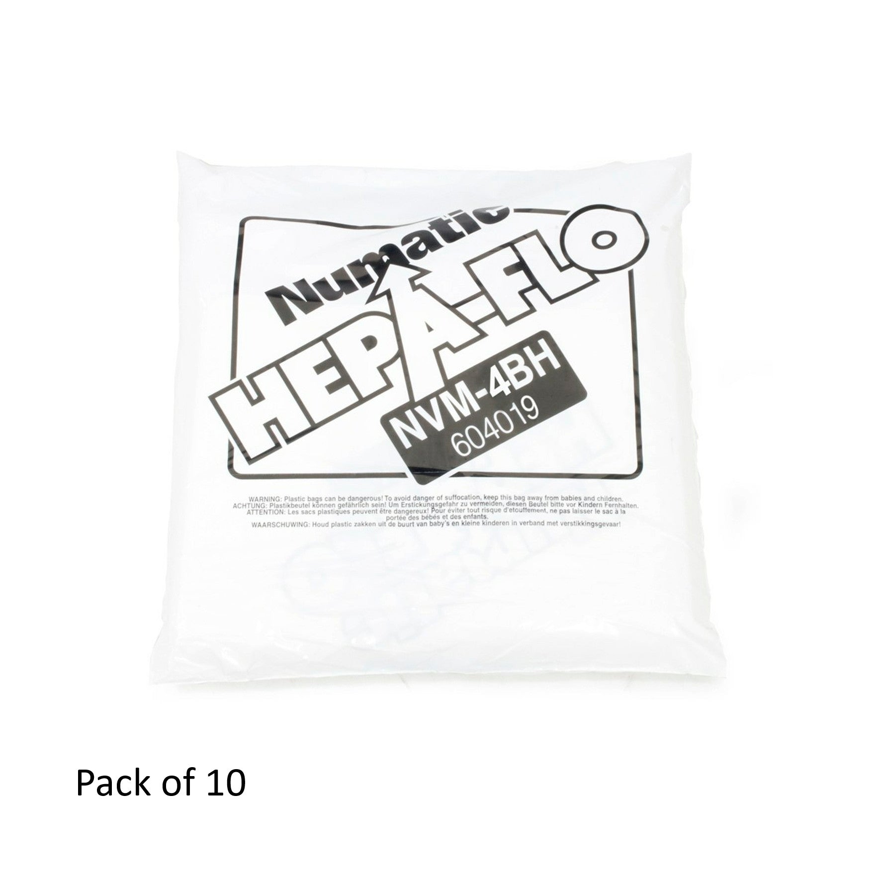 Numatic NVM4BH Hepa-Flo Replacement Vacuum Bags