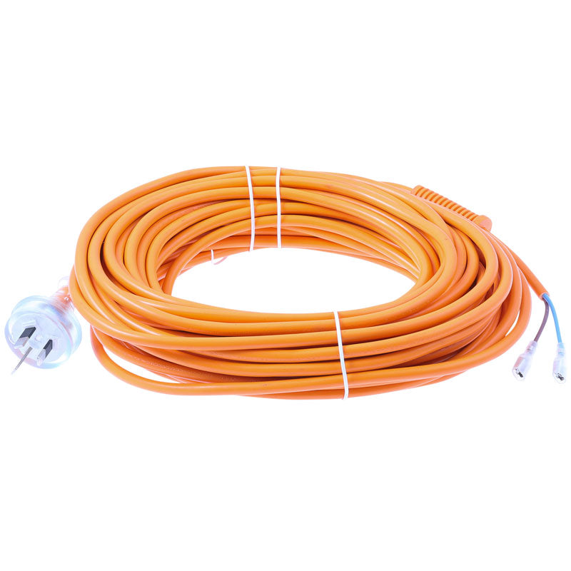 Pacvac - PWC004 - Power Cord - Hard Wired - 18m - 2C - Plug Type I